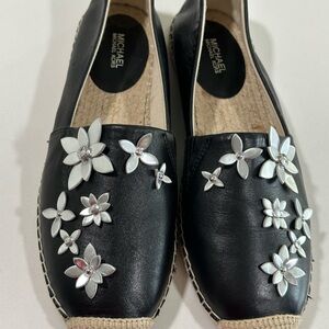Michael Kors Black Floral Women's Shoes